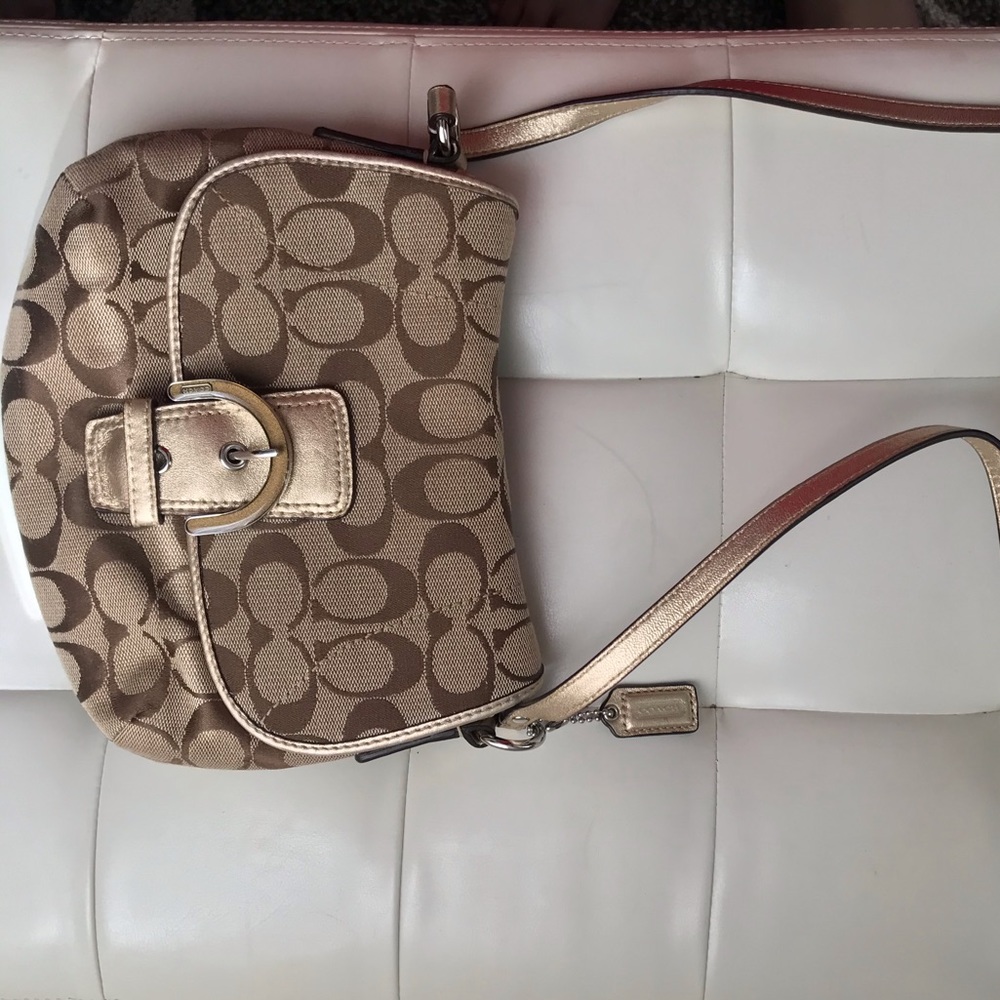 Coach Crossbody With Signature Pattern - image 2